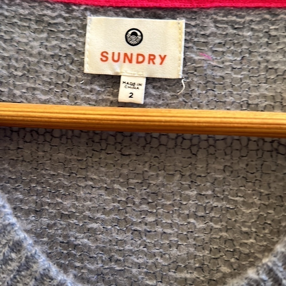 Sundry Colorblock Sweater - Picture 5 of 9